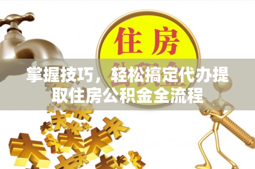 三沙掌握技巧，轻松搞定代办提取住房公积金全流程