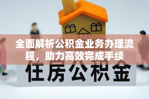 三沙全面解析公积金业务办理流程，助力高效完成手续