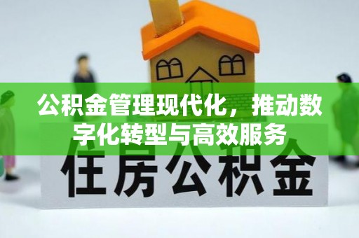 三沙公积金管理现代化，推动数字化转型与高效服务