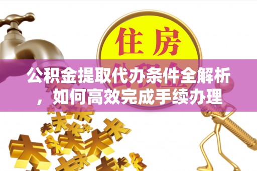 三沙公积金提取代办条件全解析，如何高效完成手续办理